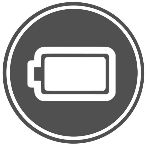 Icon shows a full battery